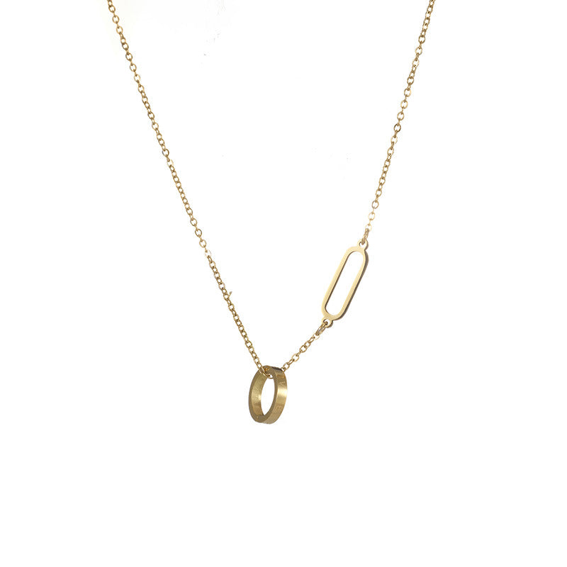 ring pendant clavicle chain Necklace jltn1416