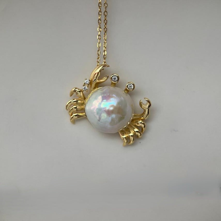 mushroom pendant niche color zircon necklace jltn1435