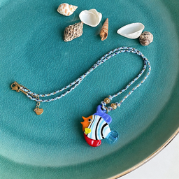 Marine Carnival Fish Necklace jltn1502
