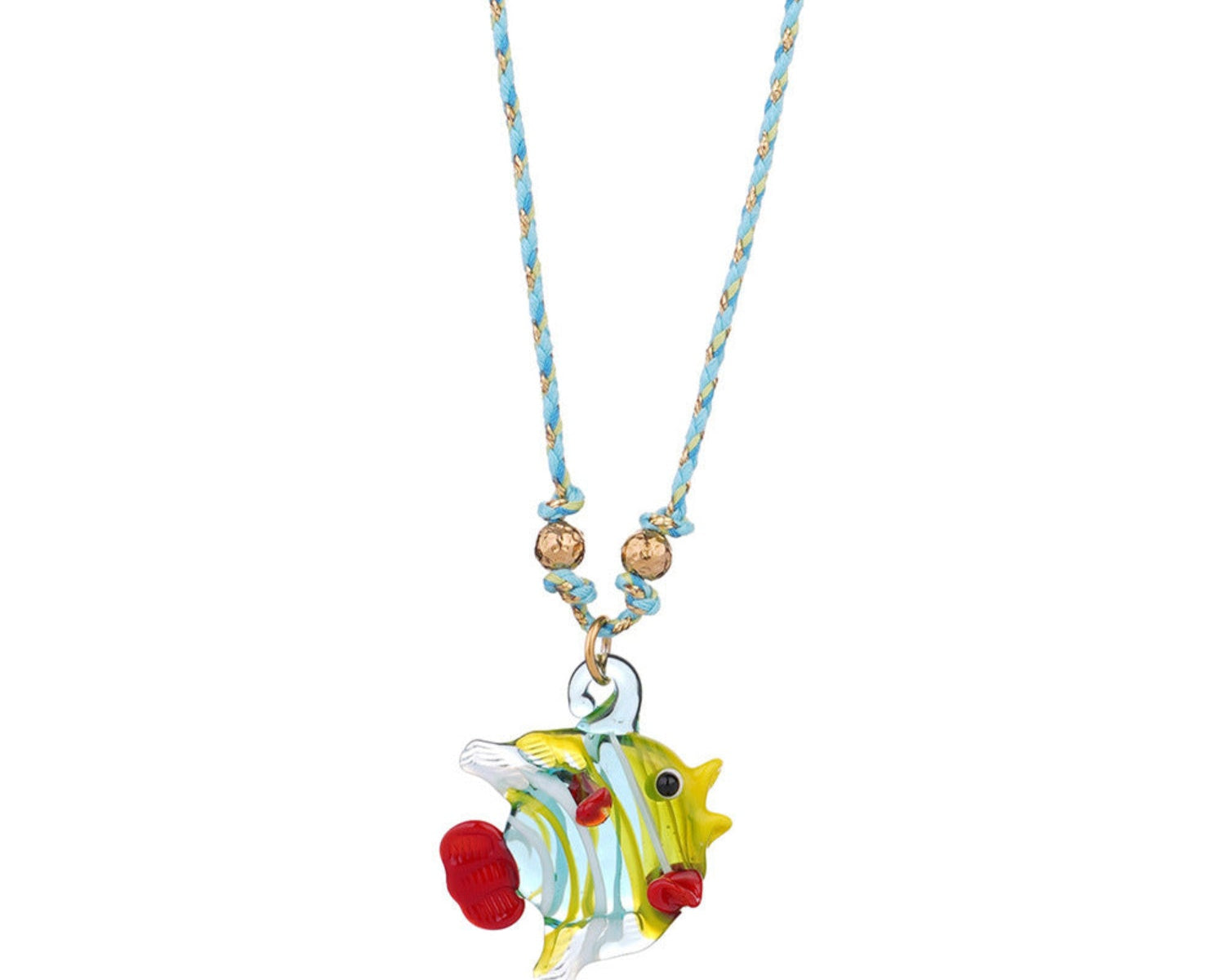 Tropical Splash Fish Glass Pendant jltn1504