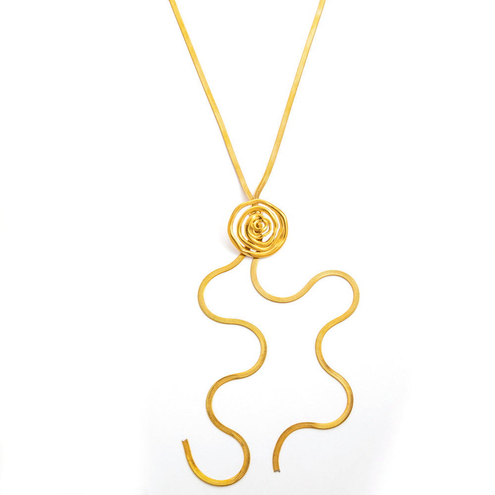 tassel long fashionable snake chain Necklace  jltn1539