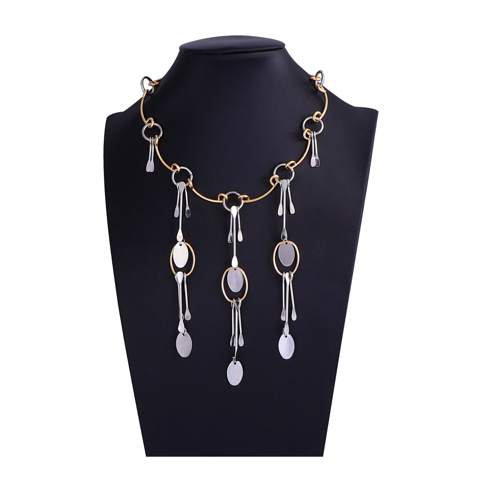 geometric splicing pendant necklace jltn1544