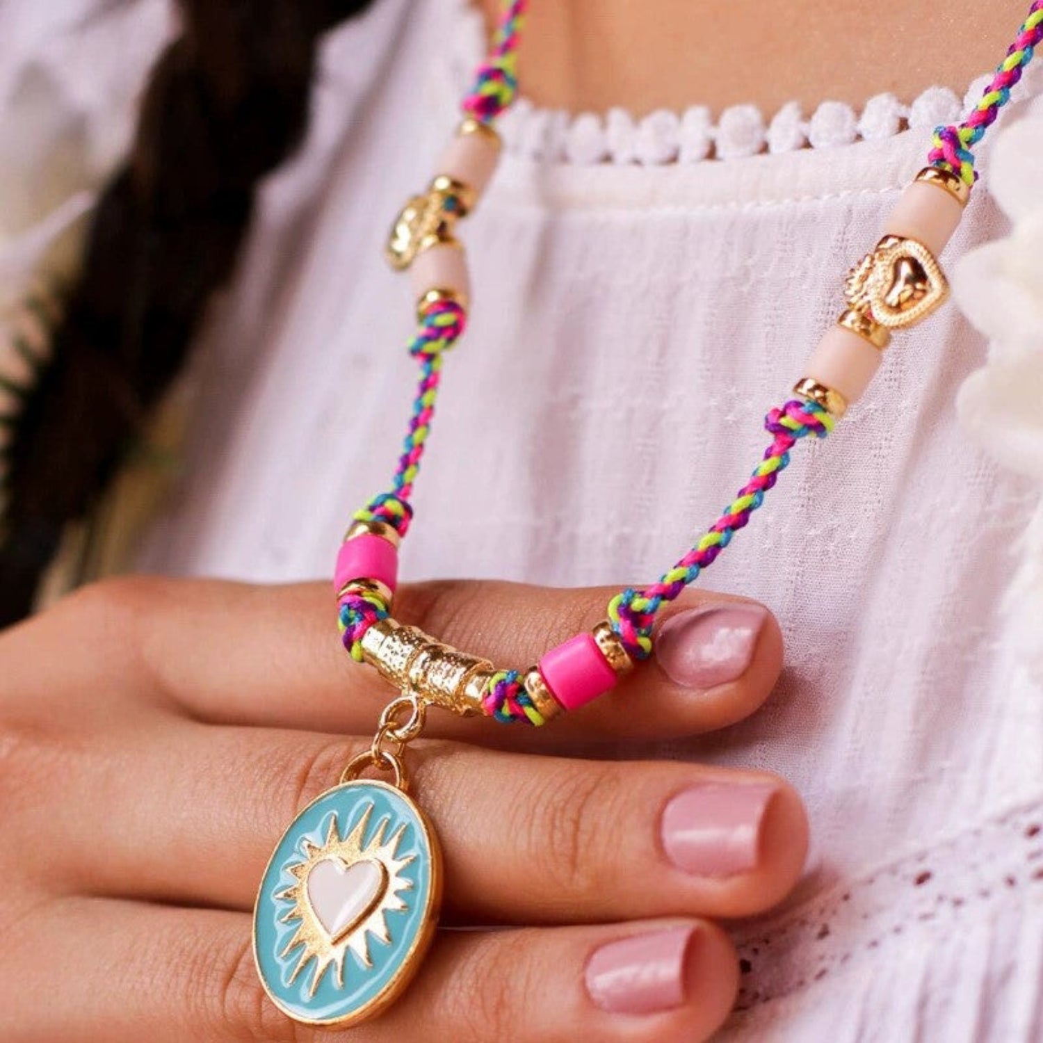 Just Lil things Viva Heart Pendant Necklace jltn1654