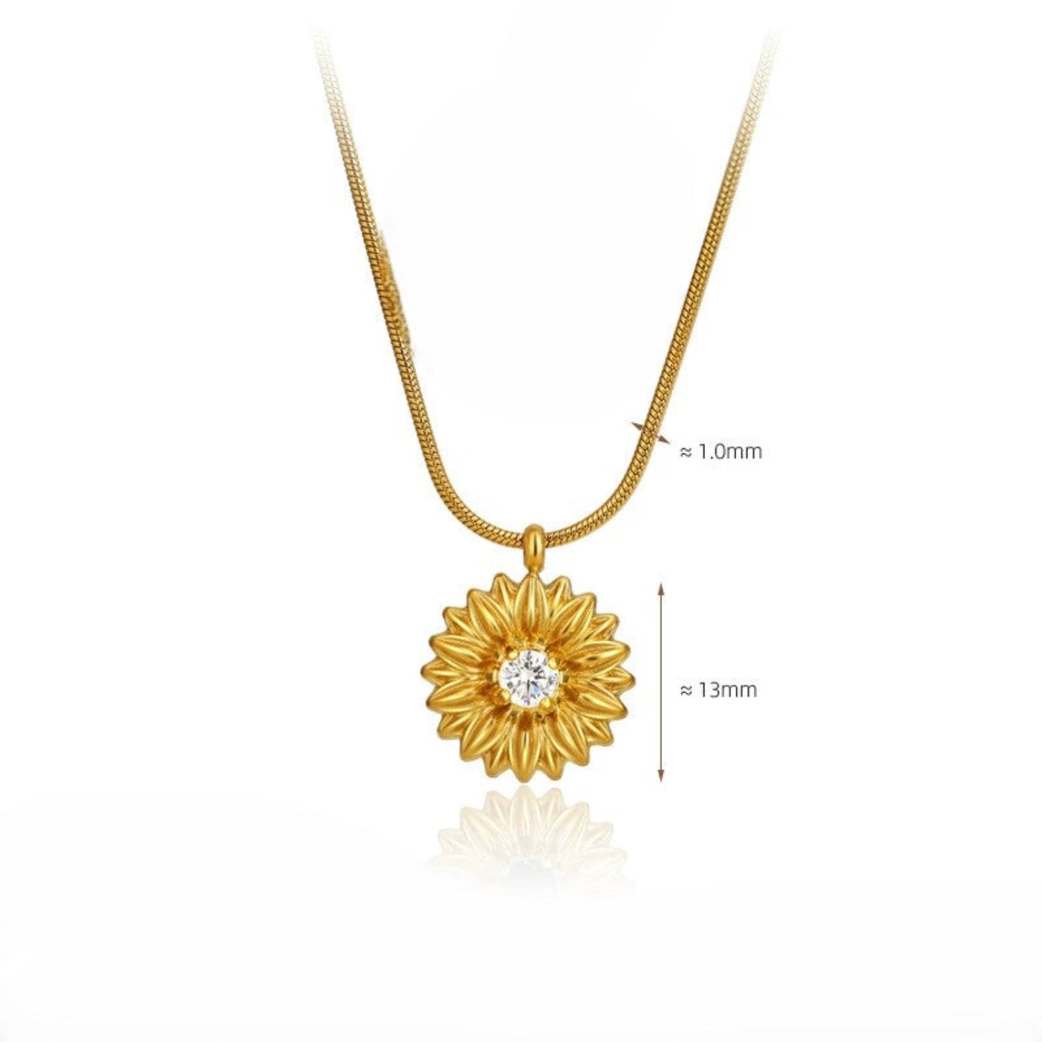 Just Lil things Sunbeam Charm Necklace jltn1655