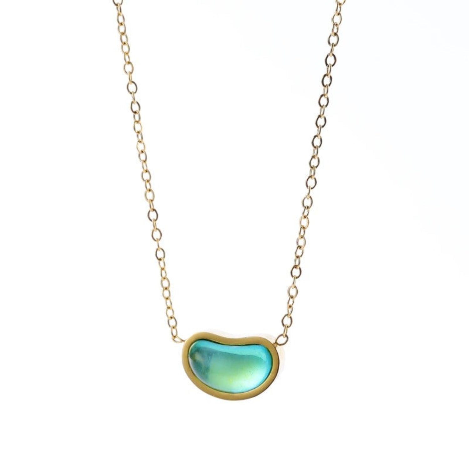 Just Lil Things Ocean Glow Minimal Necklace jltn1657