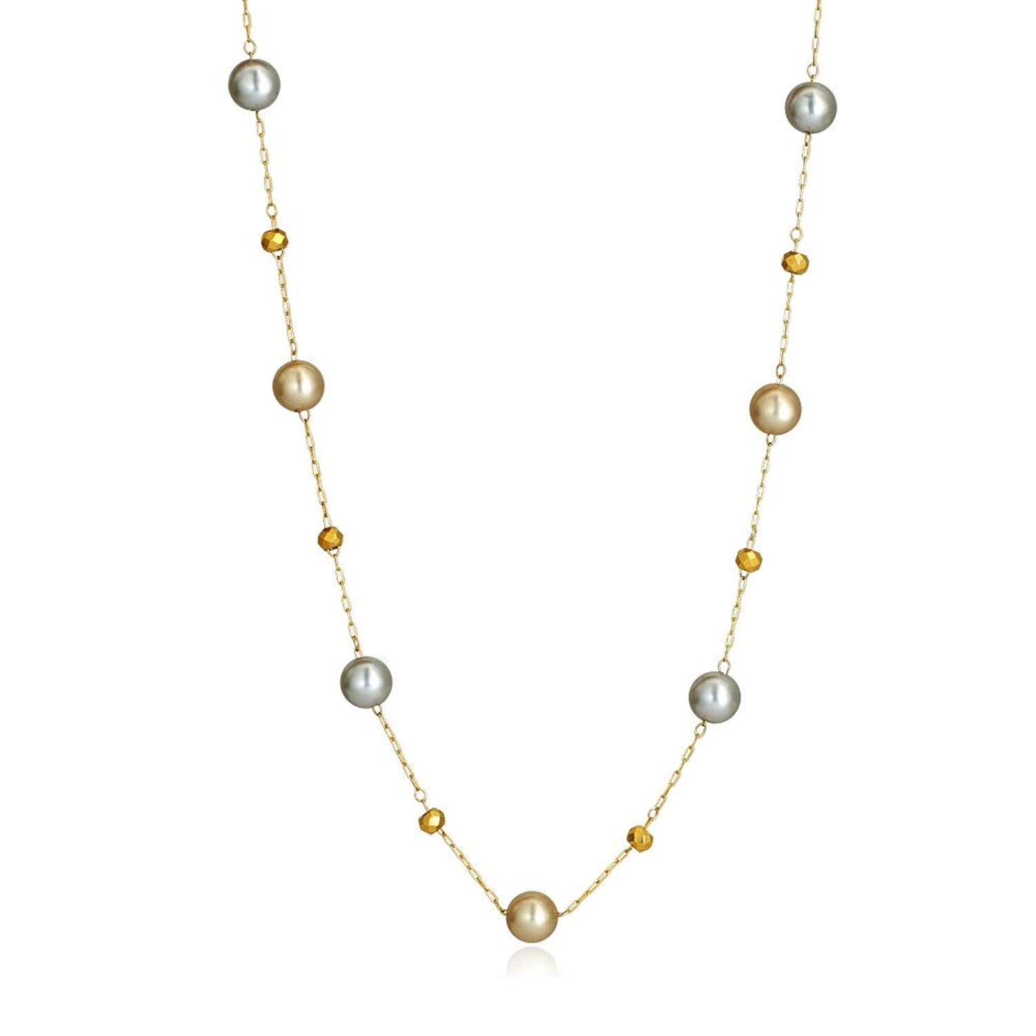 Just Lil Things Golden Harmony Beaded Necklace jltn1672