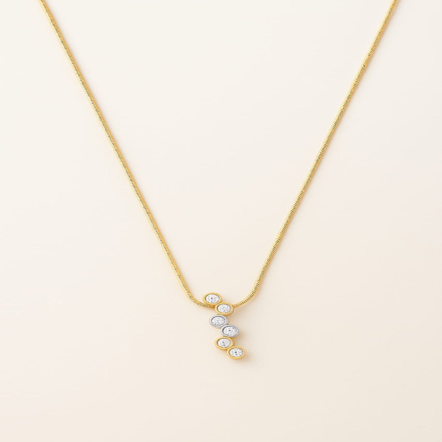 Just Lil Things Aurora Crystal Drop Necklace jltn1684