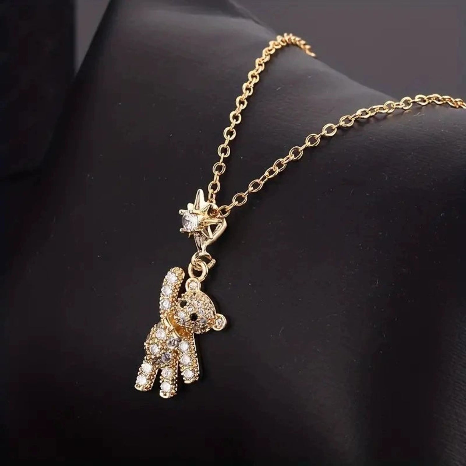 Teddy Bear Pendant Necklace JLTN1687