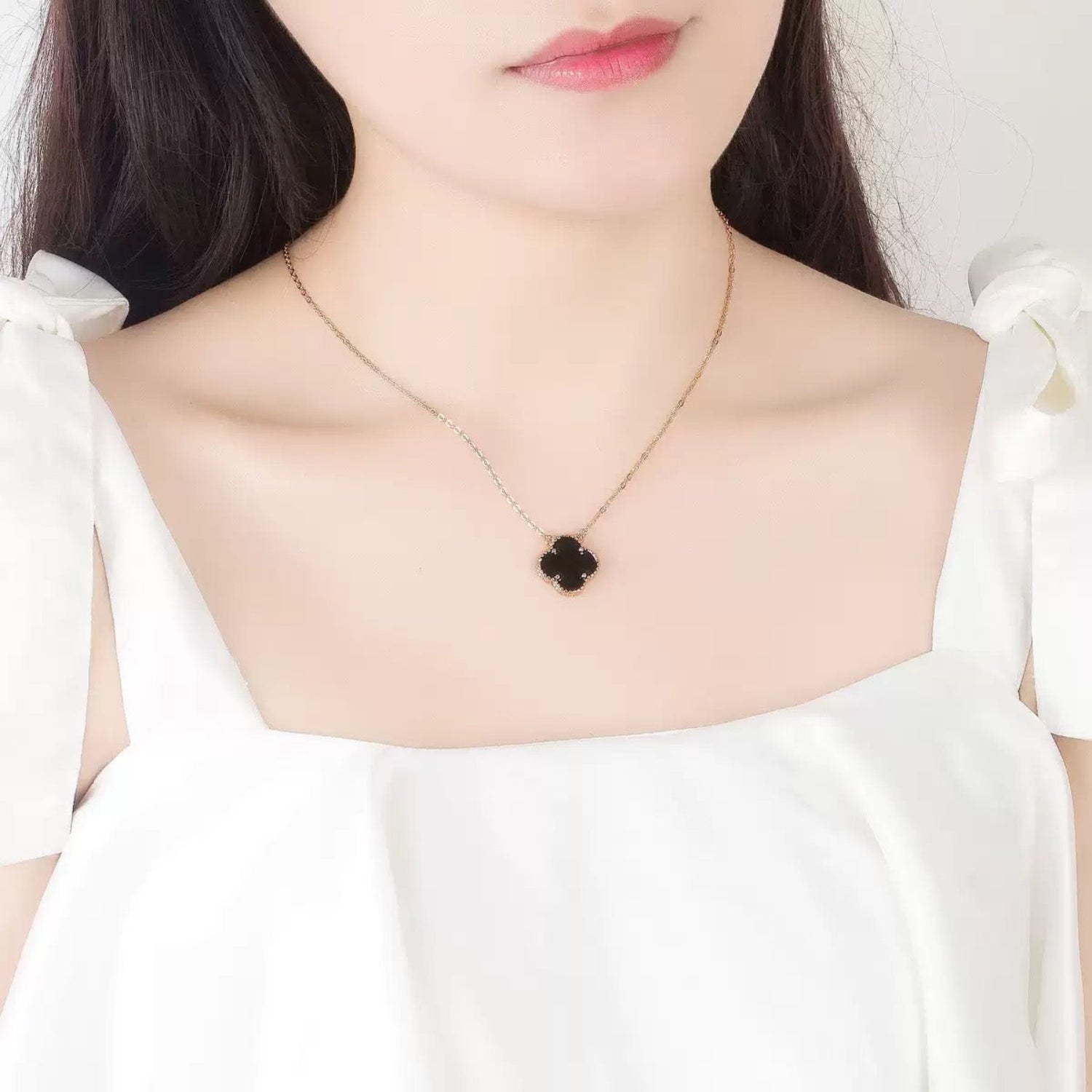 Black Clover Gold Necklace JLTN1688
