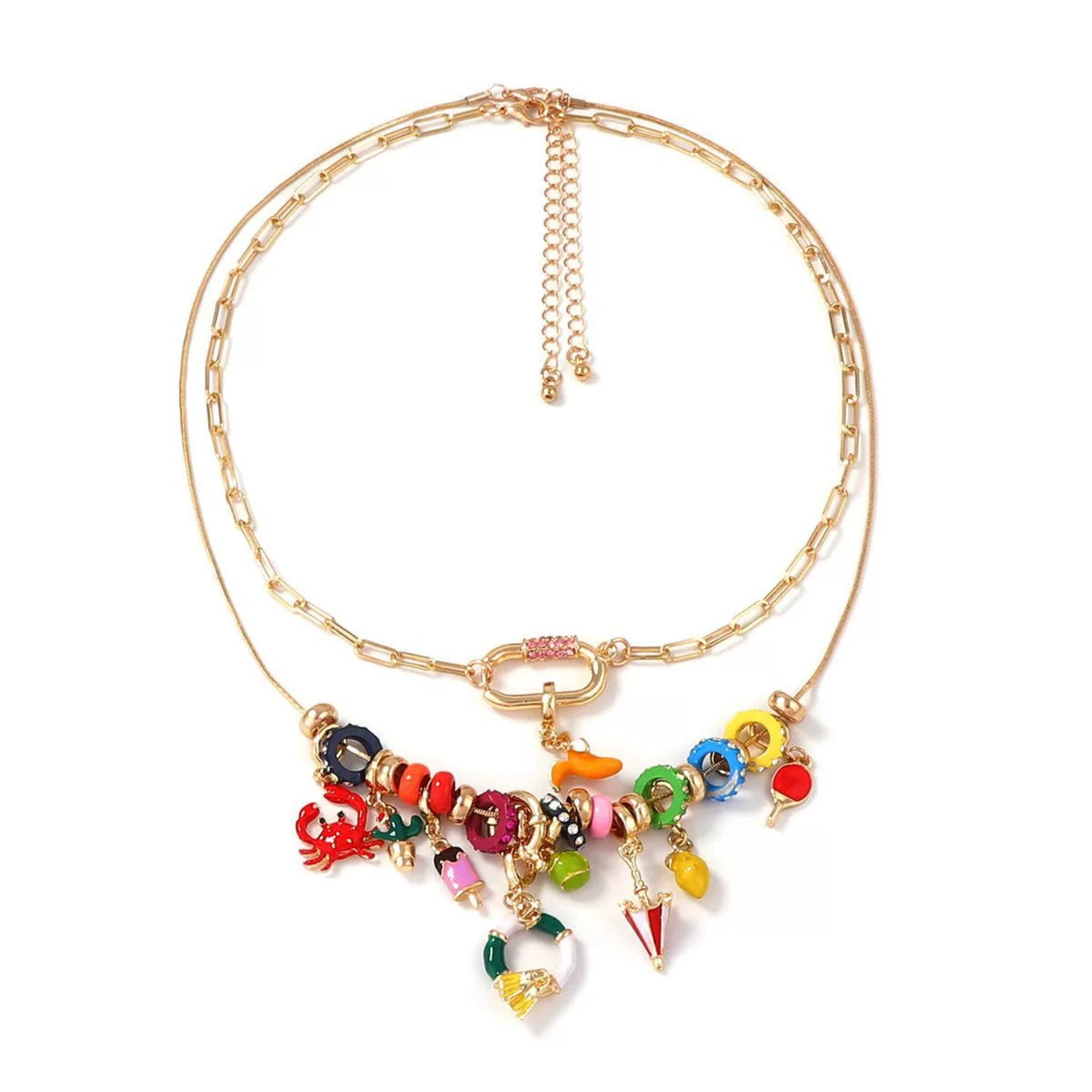Layered Charmora necklace JLTN1703