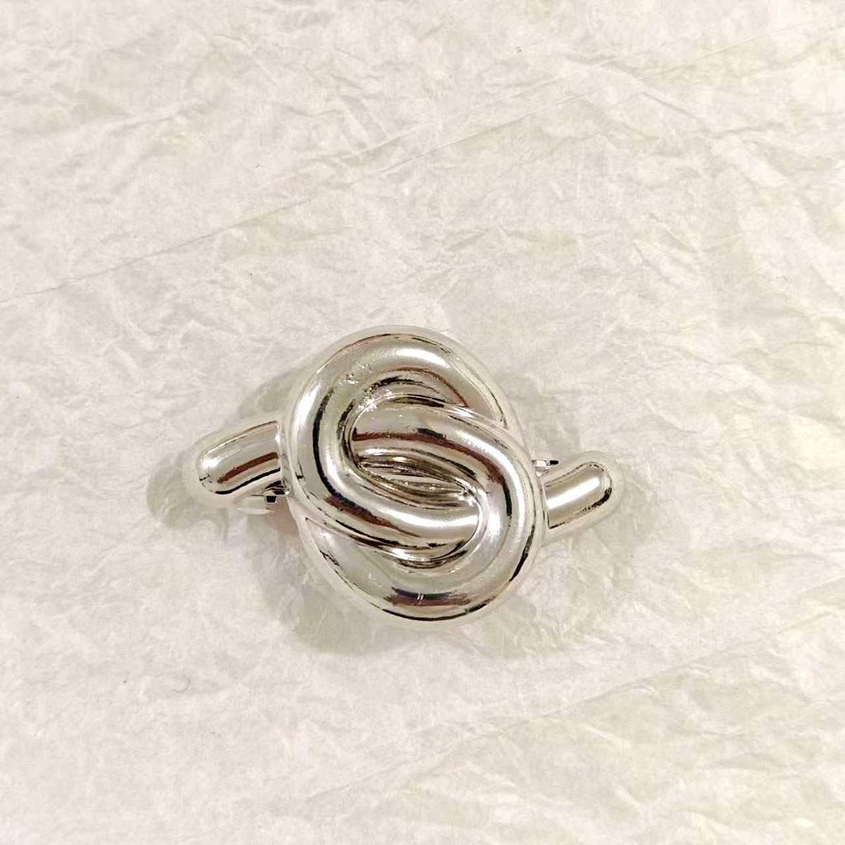 silver spring clip back of the head hairpin JLTS0556