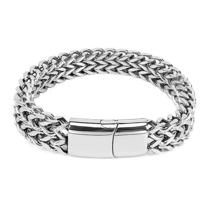 braided square positive and negative chain mb0025
