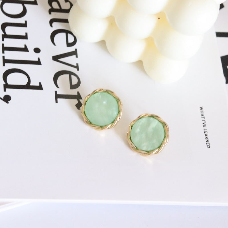 Just lil things Green Pin  Earrings  jlt11384