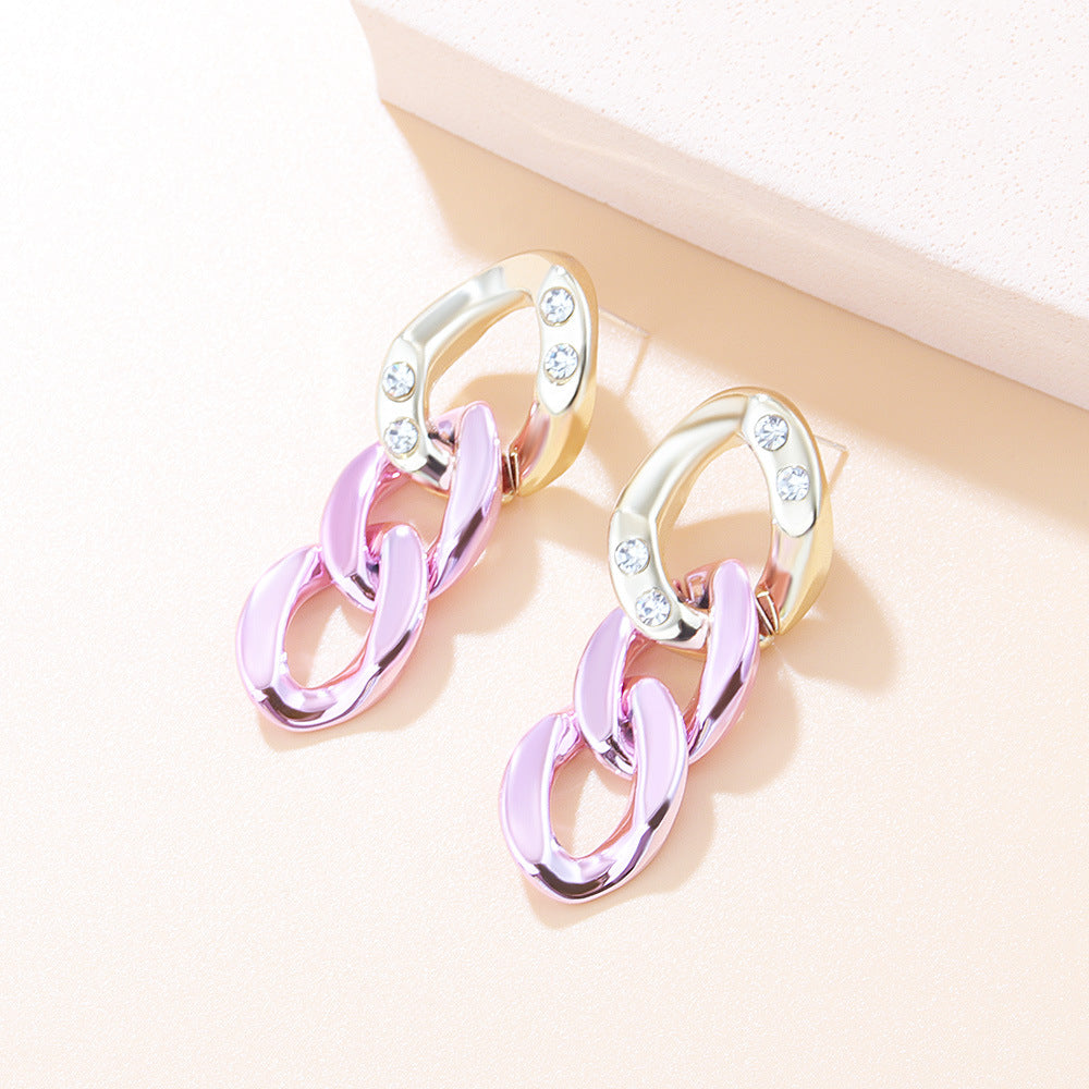 Just lil things Pink Pin  Earrings  jlt11398