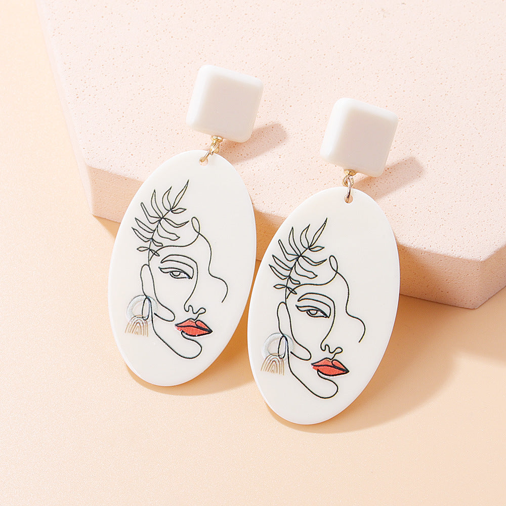 Just lil things Cream Pin  Earrings  jlt11411