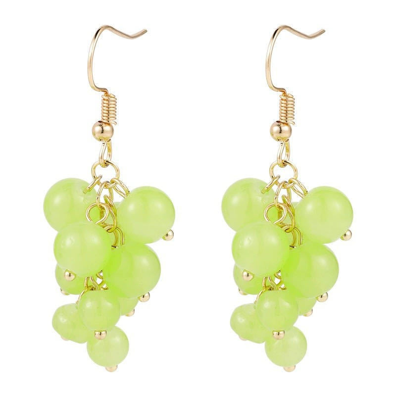 Just lil things Green Drop  Earrings  jlt11420