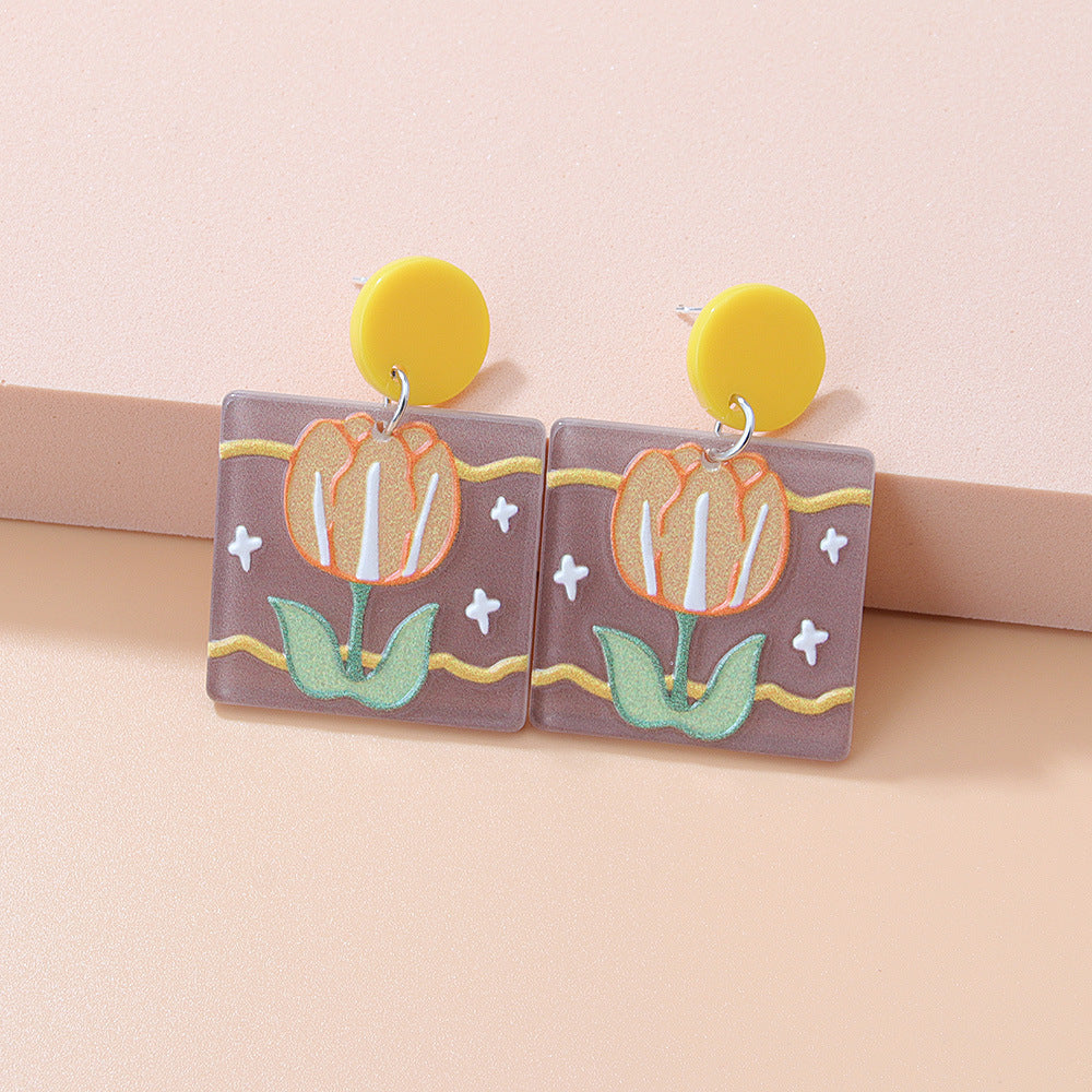 Just lil things Multi color Pin  Earrings  jlt11454