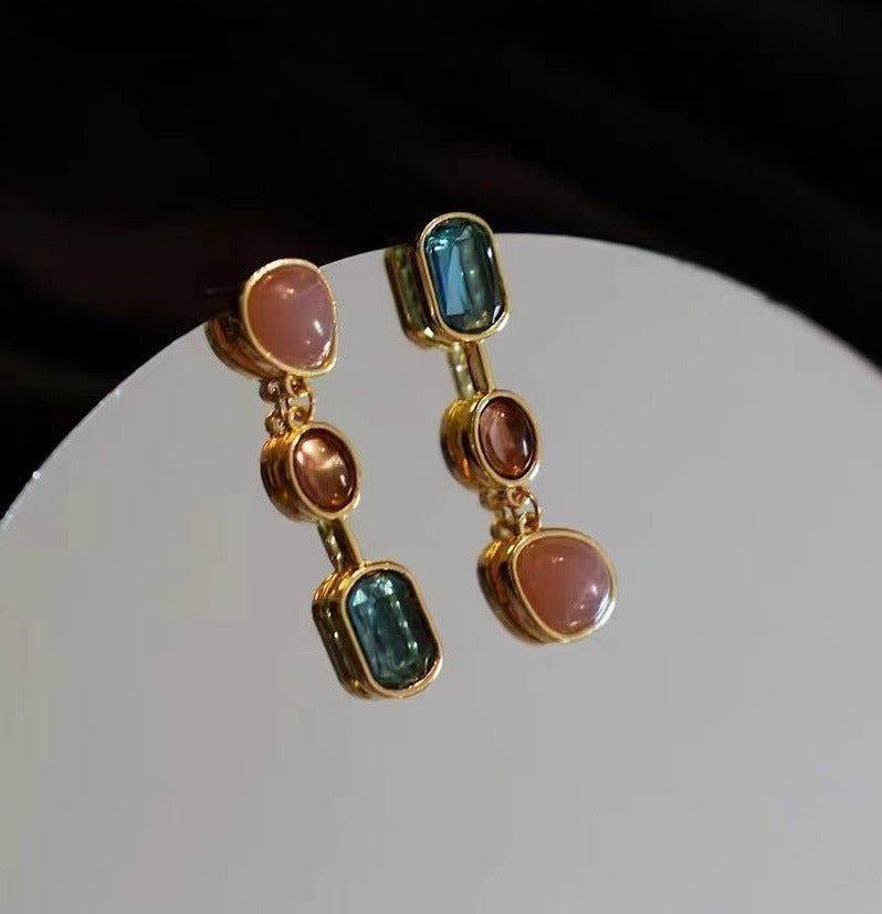 Just Lil Things Multi Color Pin Earrings jlt11630