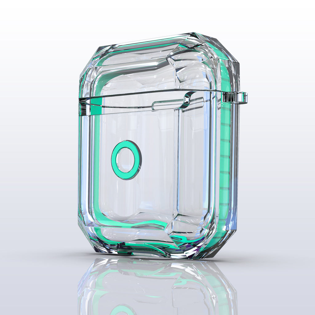 applicable-to-apple-bluetooth-headphone-set-airpods-protective-sleeve-first-generation-second-generation-creative-transparent-tpu-two-color-protective-shell
