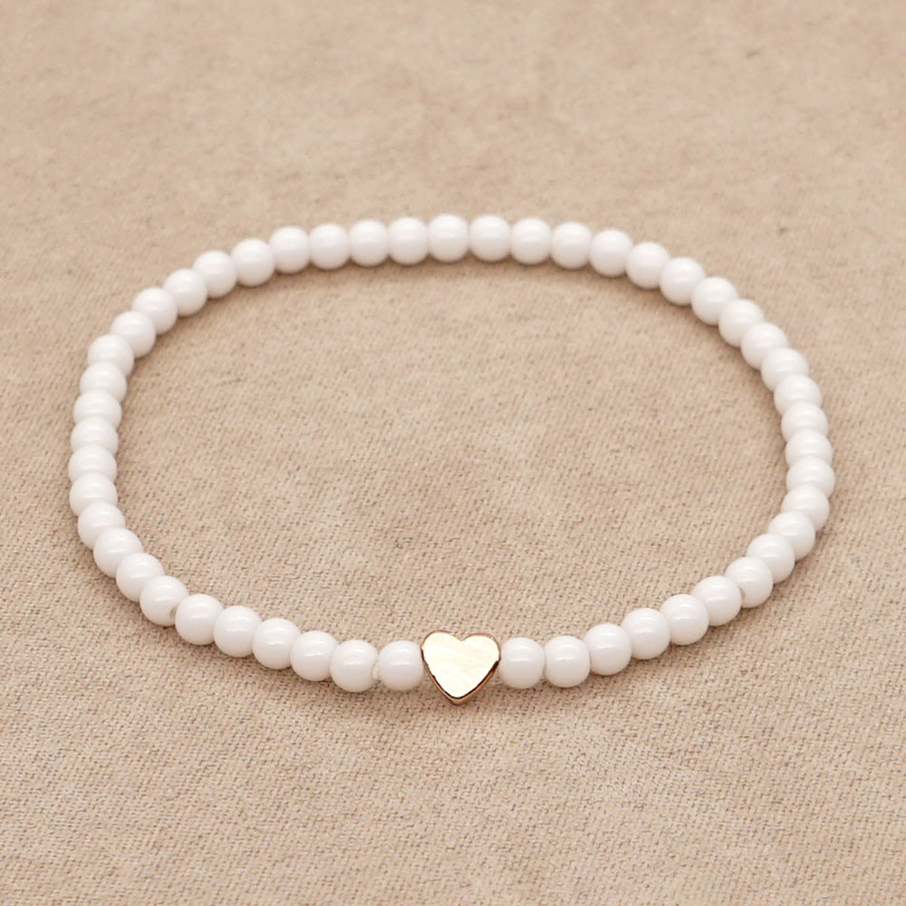Just Lil Things  Artificial White Bracelets jltb0235