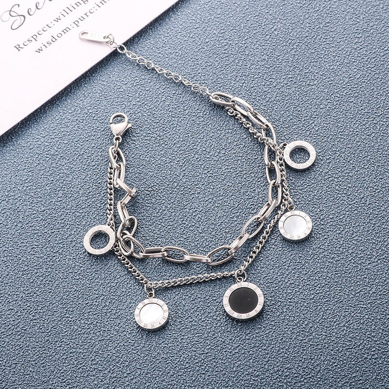 Just Lil Things  Artificial Silver Bracelets jltb0258