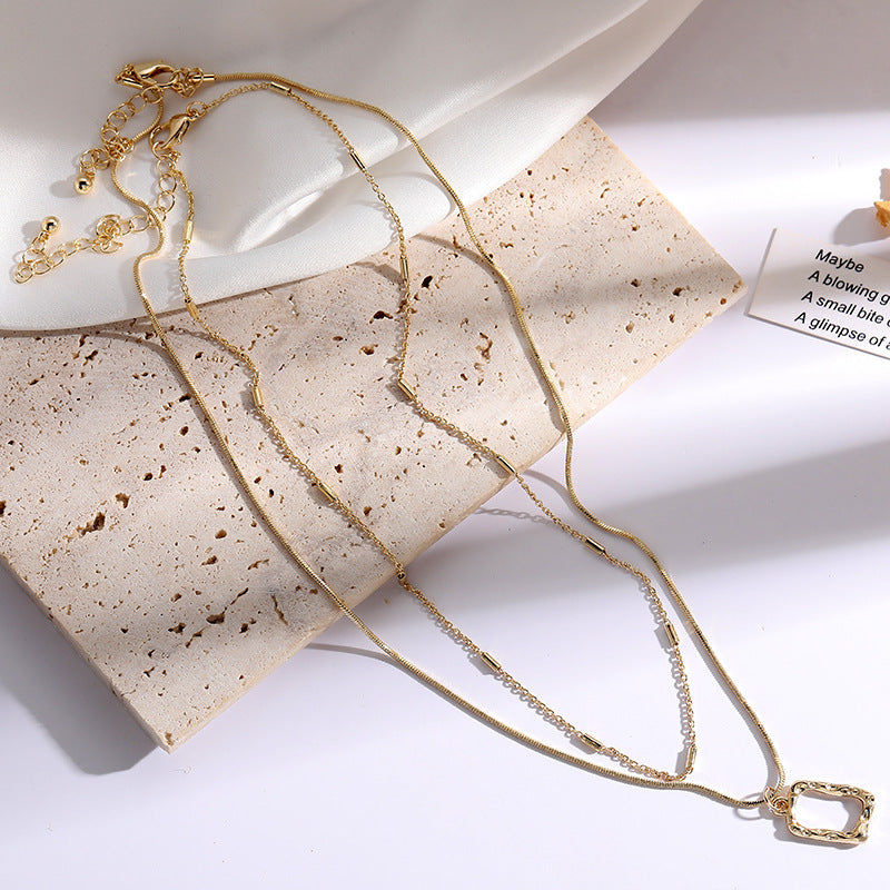 Just lil things Artifical Gold Necklace jltn0544