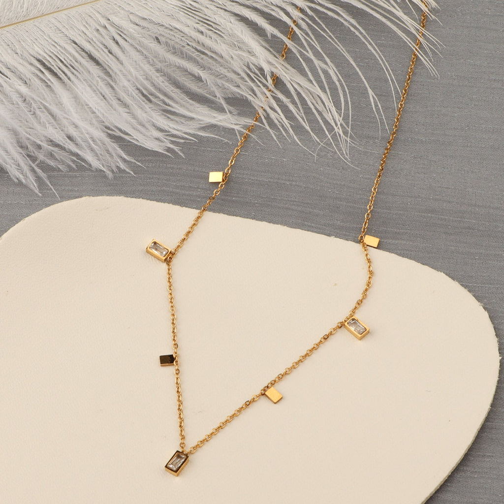 Just Lil Things  Artificial  Gold Necklace jltn0721