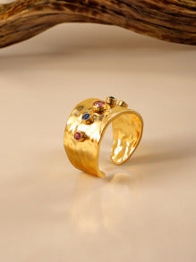 Just Lil Things Artifical  Gold Rings jltr0255