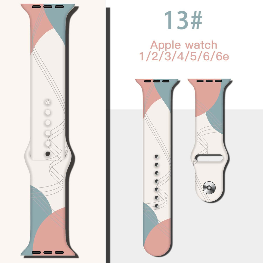 apple-watch-strap-apple-watch-morandi-silicone-heat-transfer-strap-iwatch7-representative-strap
