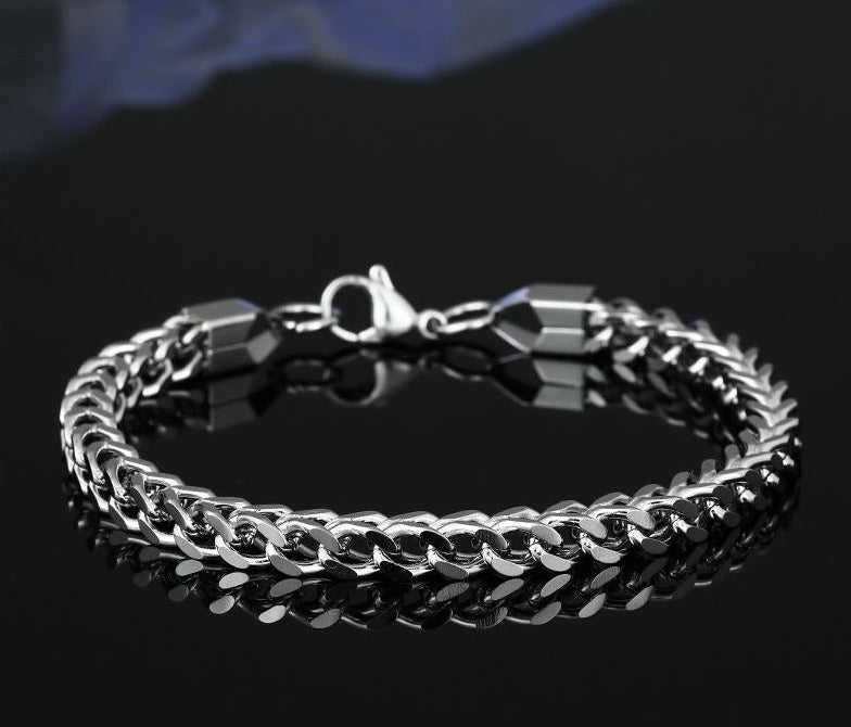 Just lil things  Artificial  Silver  Bracelet  mb0013